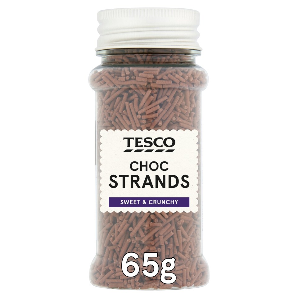 Tesco Choc Strands 65g