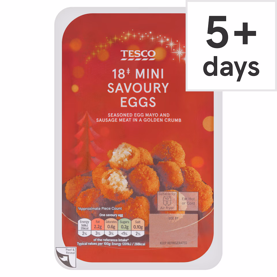 Tesco 18 Mini Savoury Eggs 216g