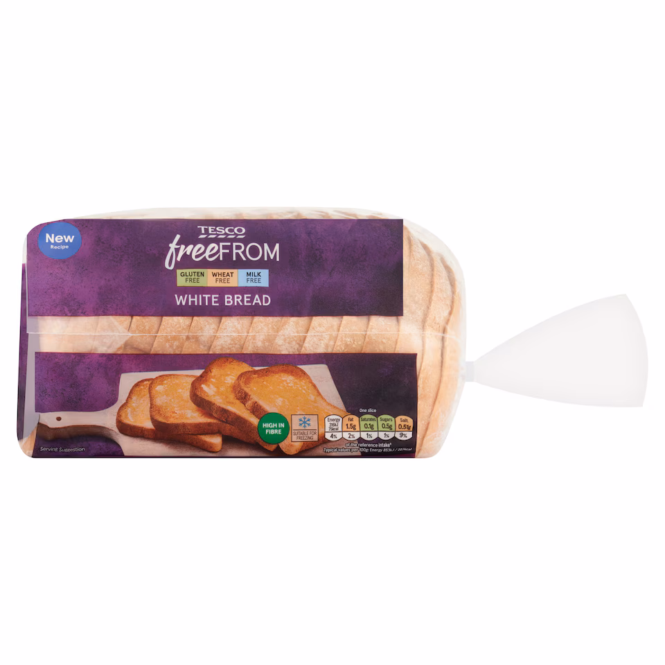 Tesco Free From White Bread 550g