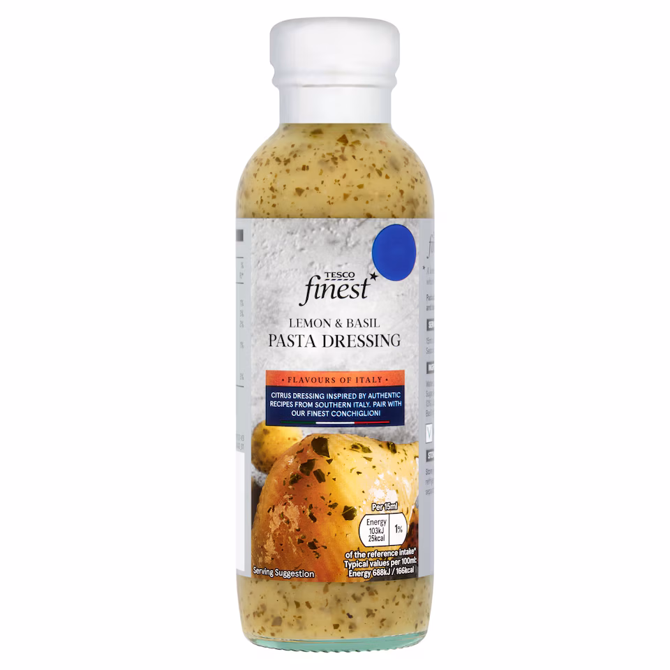 Tesco Finest Sicilian Lemon & Basil Pasta Dressing 235ml