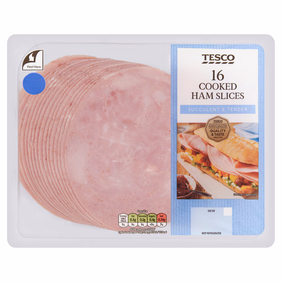 Tesco Cooked Ham 400g