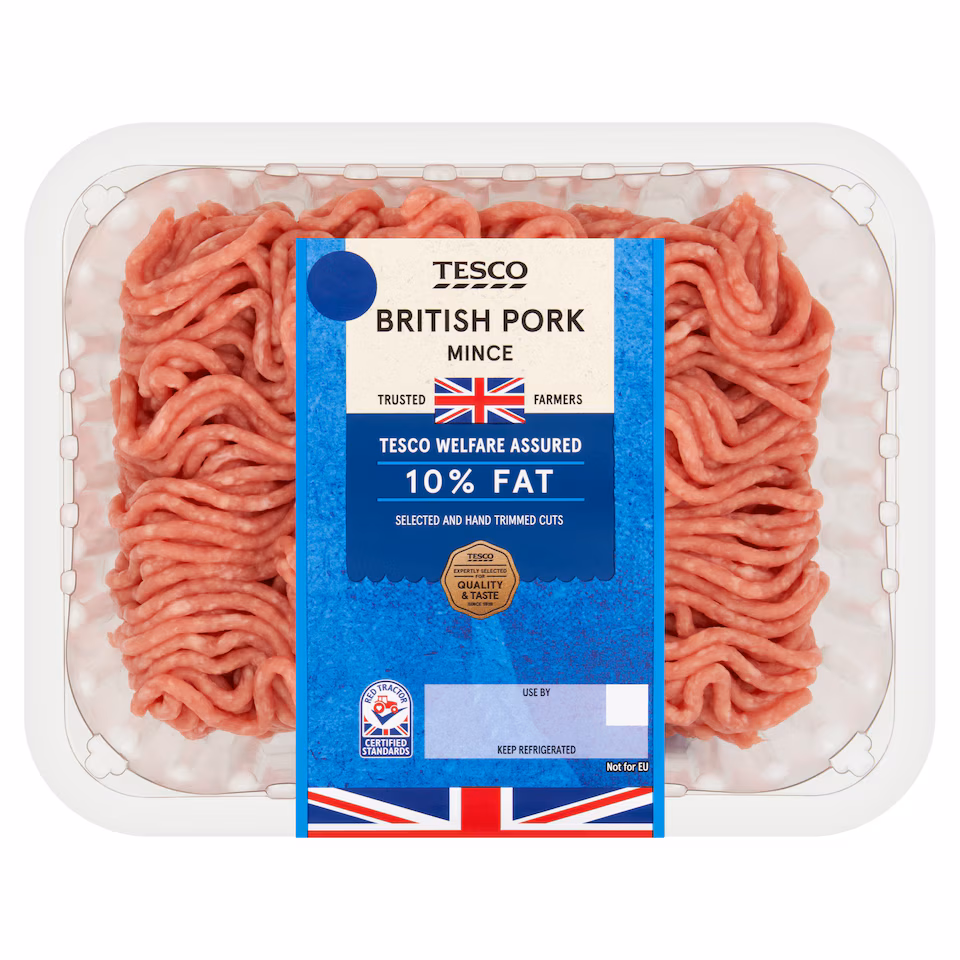 Tesco British Pork Mince 10% Fat 500g