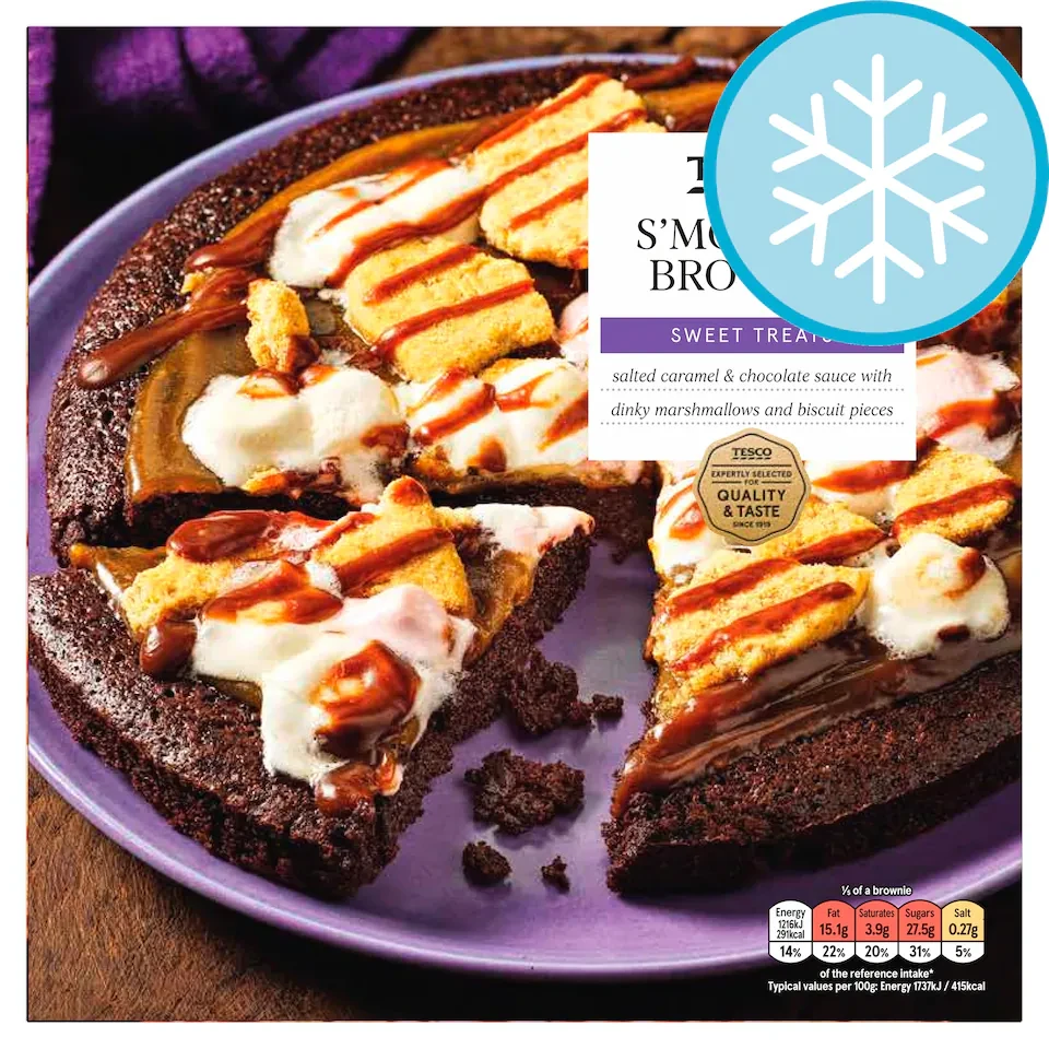 Tesco S’moreish Brownie 348g
