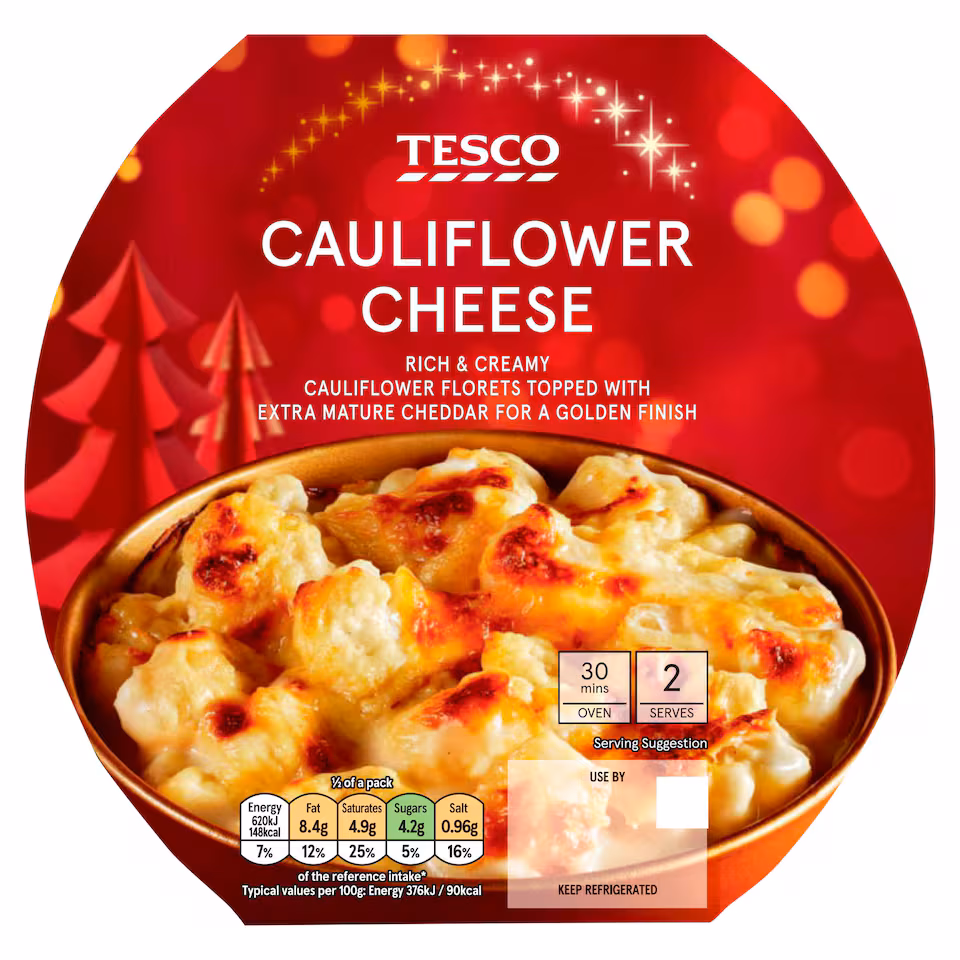Tesco Cauliflower Cheese 350G