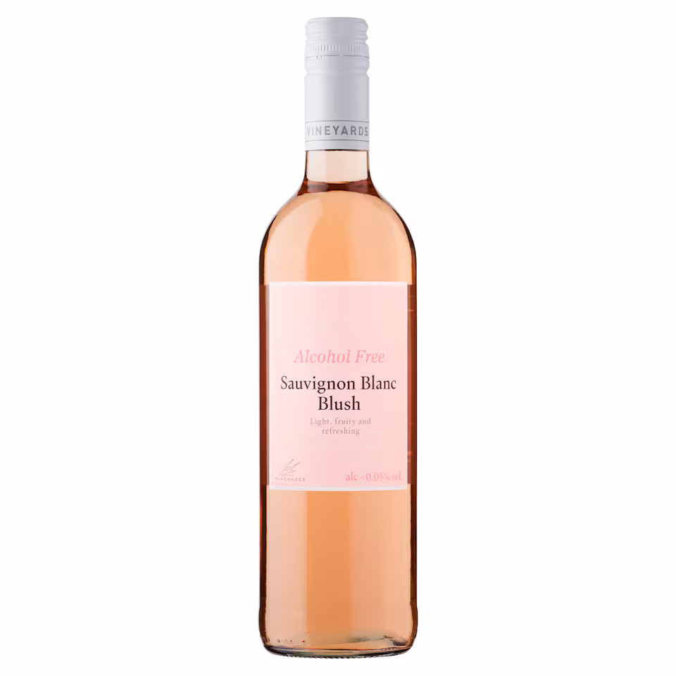 Vineyards Alcohol Free Sauvignon Blanc Blush 75cl