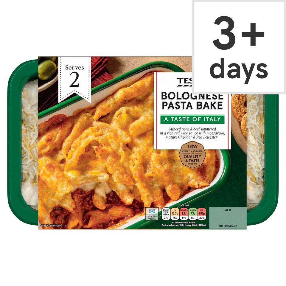 Tesco Bolognese Pasta Bake 750g