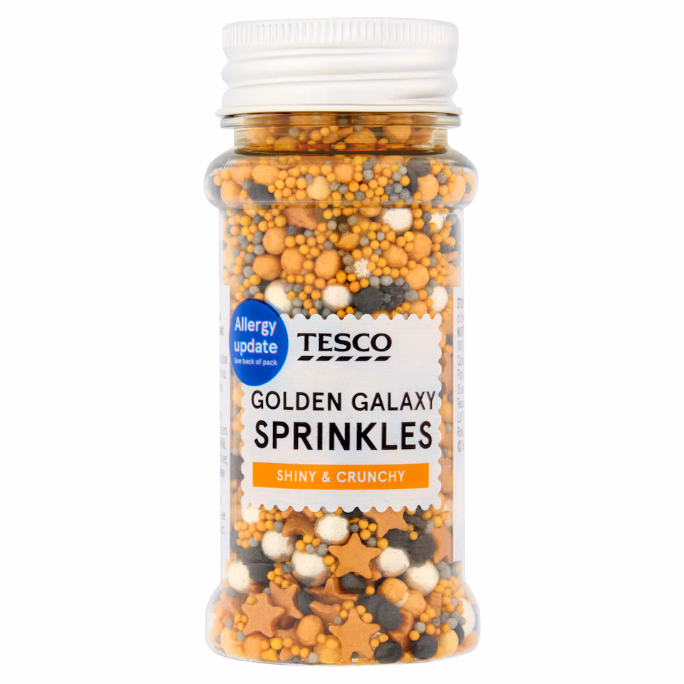 Tesco Golden Galaxy Sprinkles 75g
