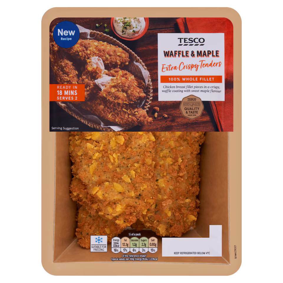 Tesco Waffle and Maple Chicken Tenders 300g