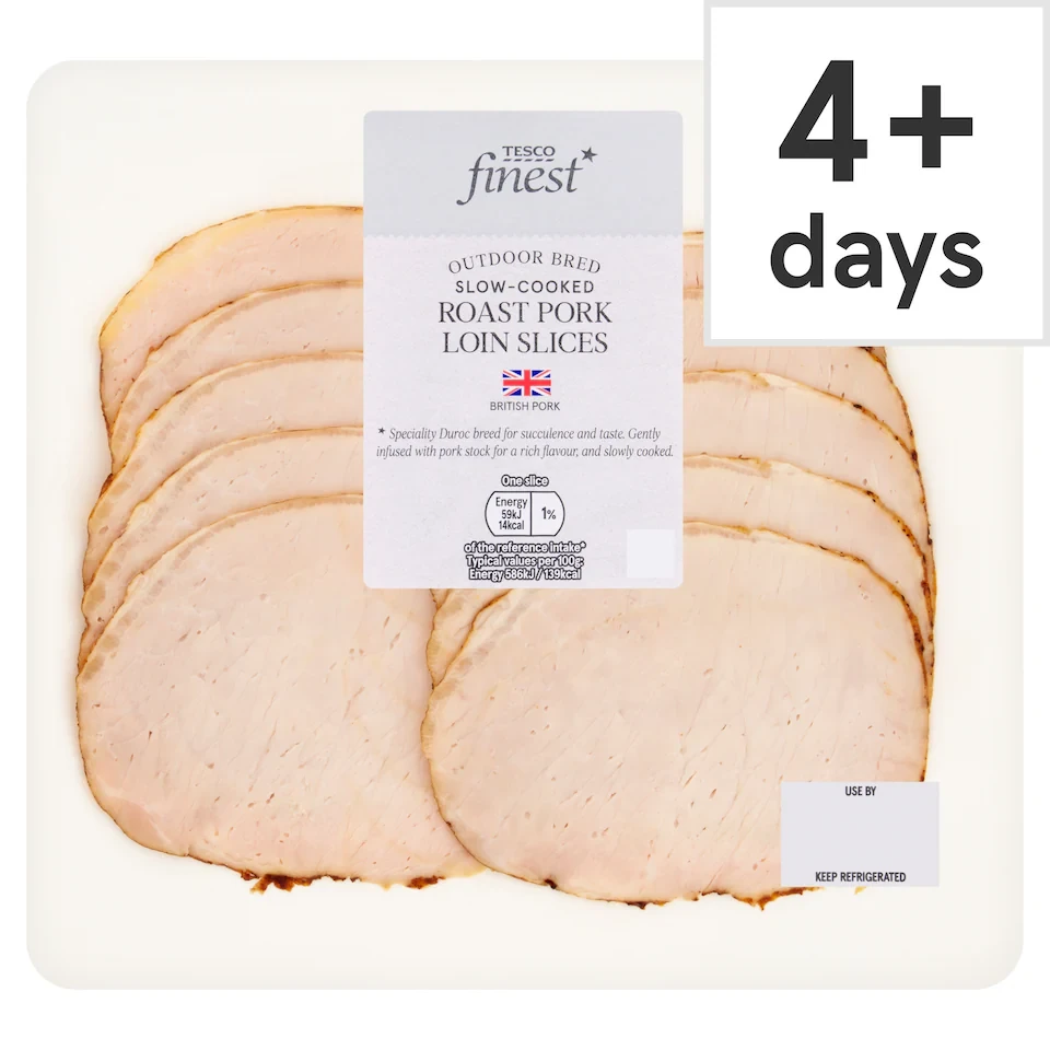 Tesco Finest Deli Pork Loin Slices 100g