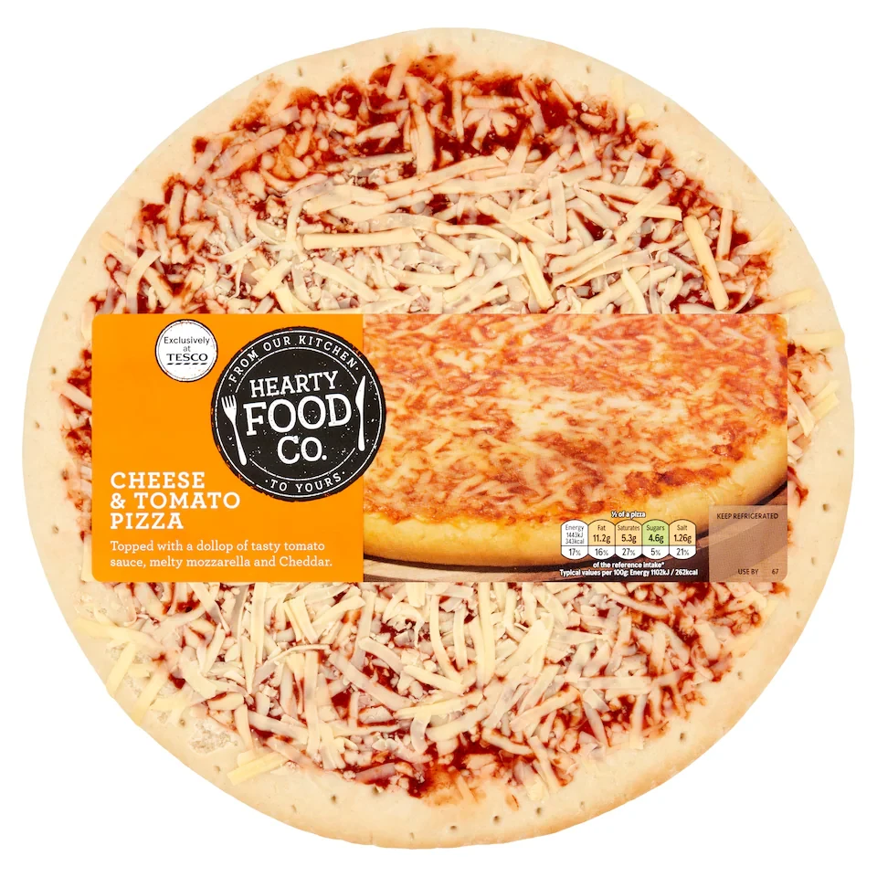 Hearty Food Co. Cheese & Tomato Pizza 300g