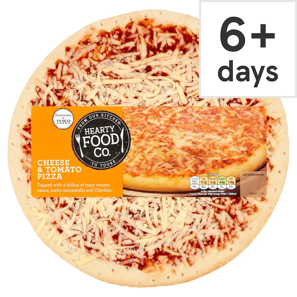 Hearty Food Co. Cheese & Tomato Pizza 300g