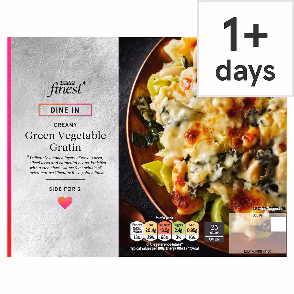 Tesco Finest Green Vegetable Gratin  300g