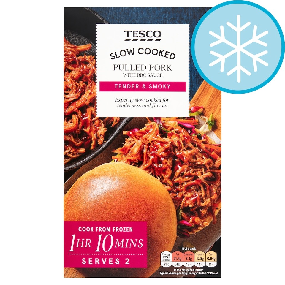 Tesco Slow Cooked BBQ Pulled Pork 450g