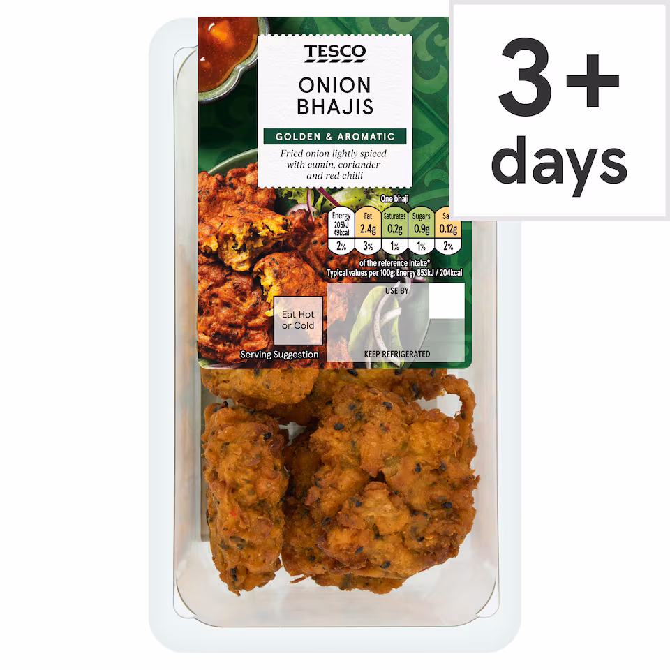 Tesco Onion Bhajis 144g