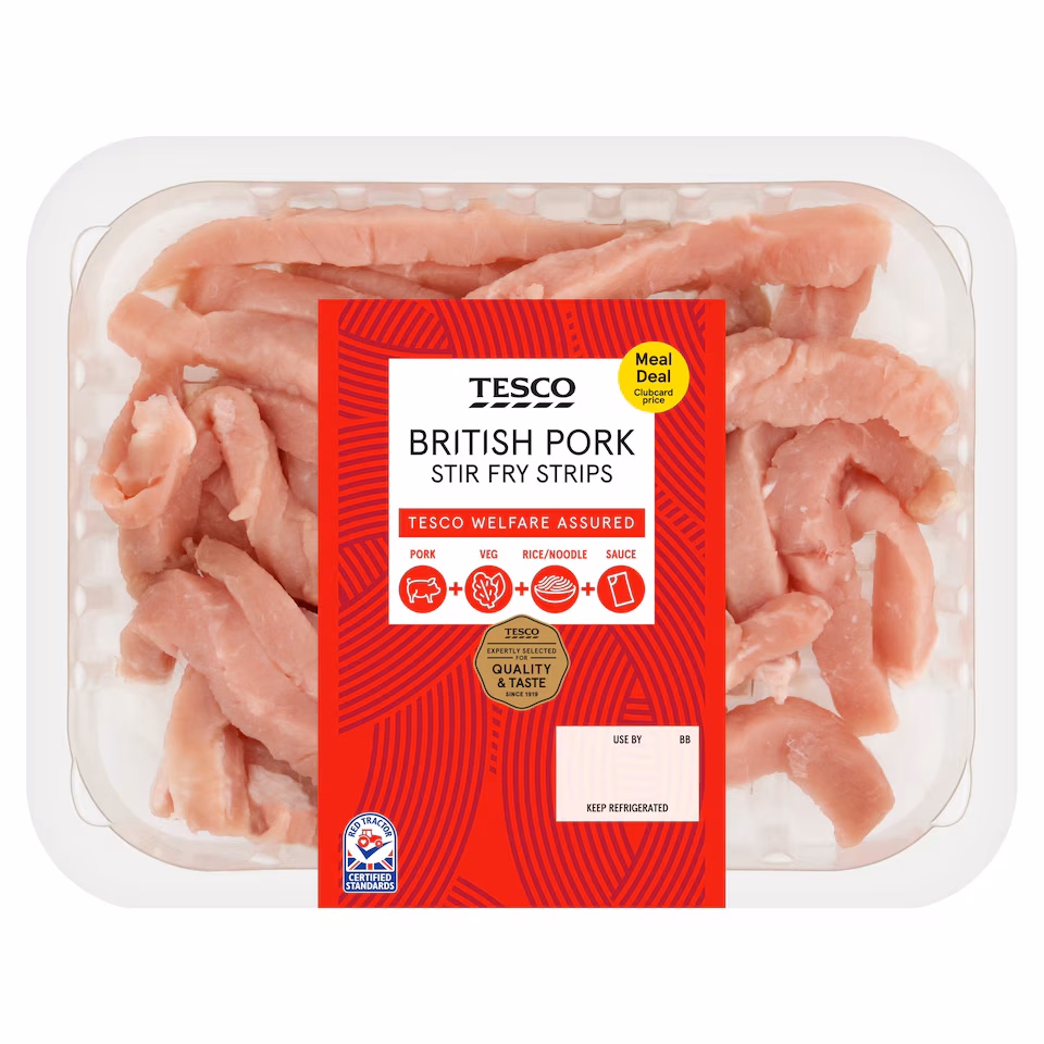 Tesco Pork Stir Fry Strips 250g