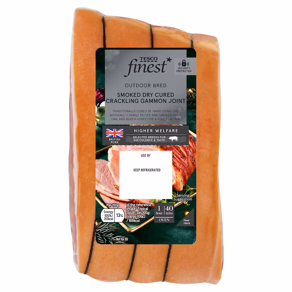 Tesco Finest Dry Cured Smoked Gammon Joint 900g
