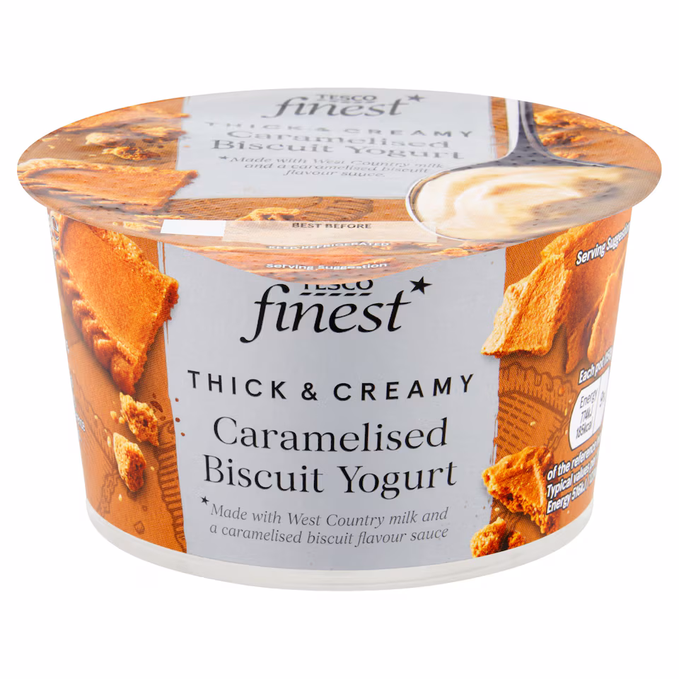 Tesco Finest Yogurt Caramelized Biscuit 150g