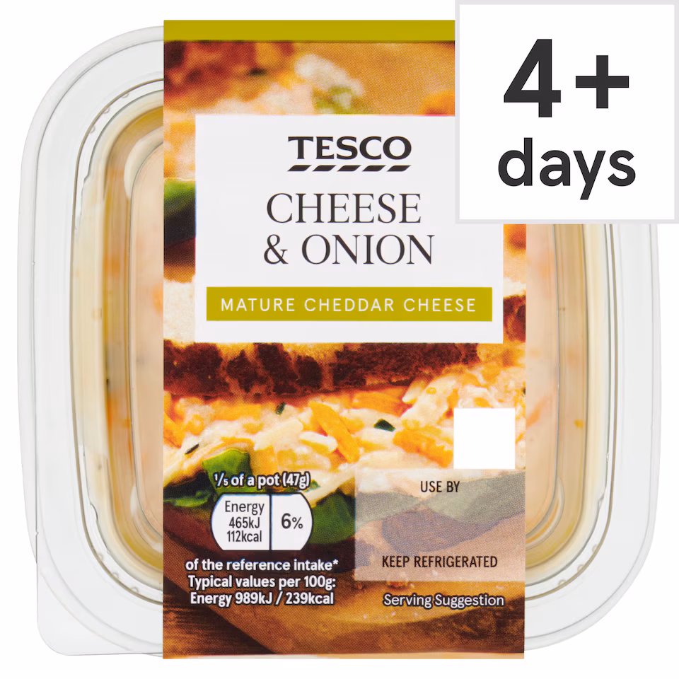 Tesco Cheese & Onion 235g