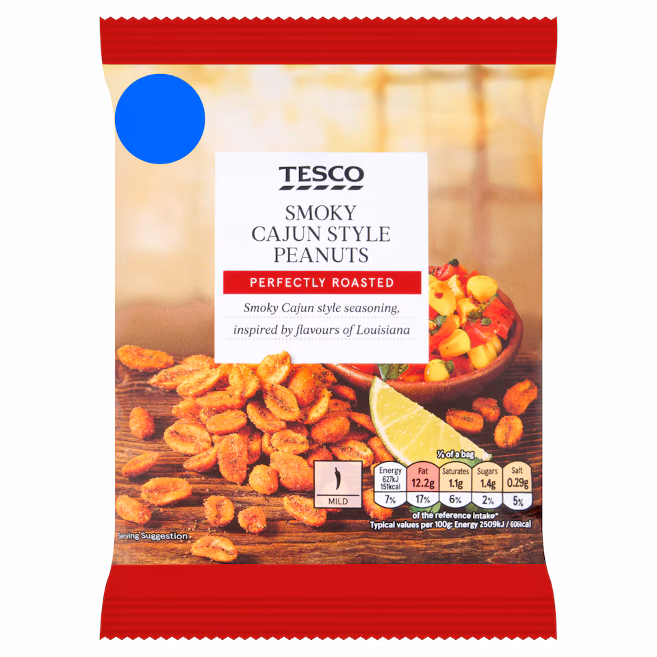 Tesco Smoky Cajun Peanuts 200g