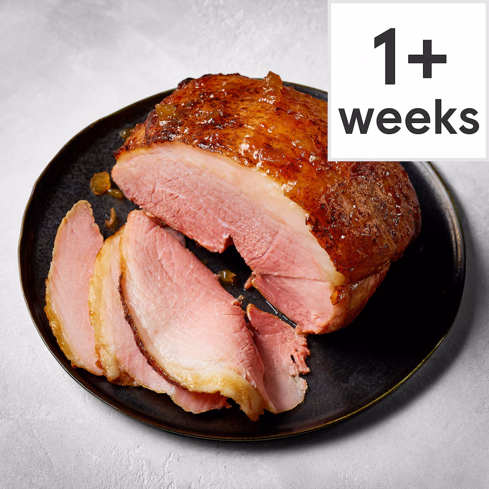 48. Tesco Finest Dry Cured Gammon Joint with a Spiced Apple & Rum Glaze 1kg (Serves 6)