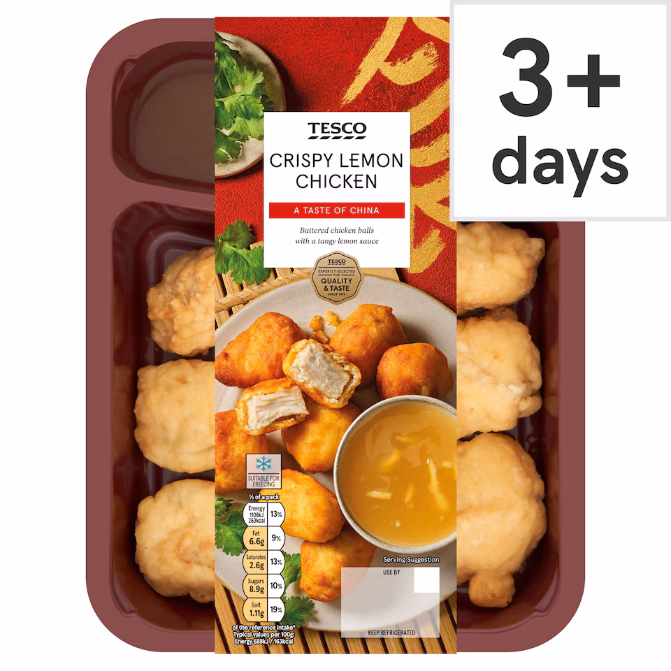 Tesco Crispy Lemon Chicken 350g