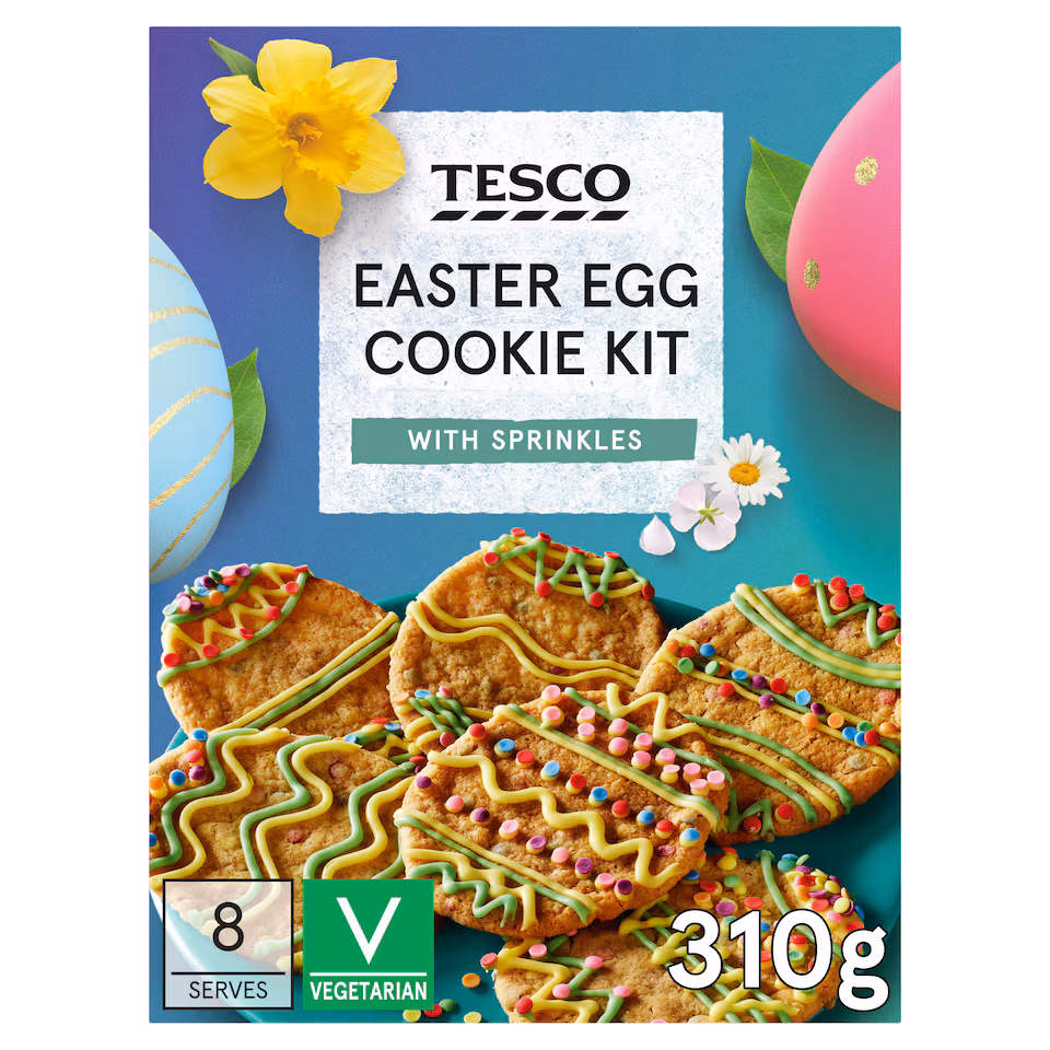 Tesco Easter Egg Cookie Kit 310G
