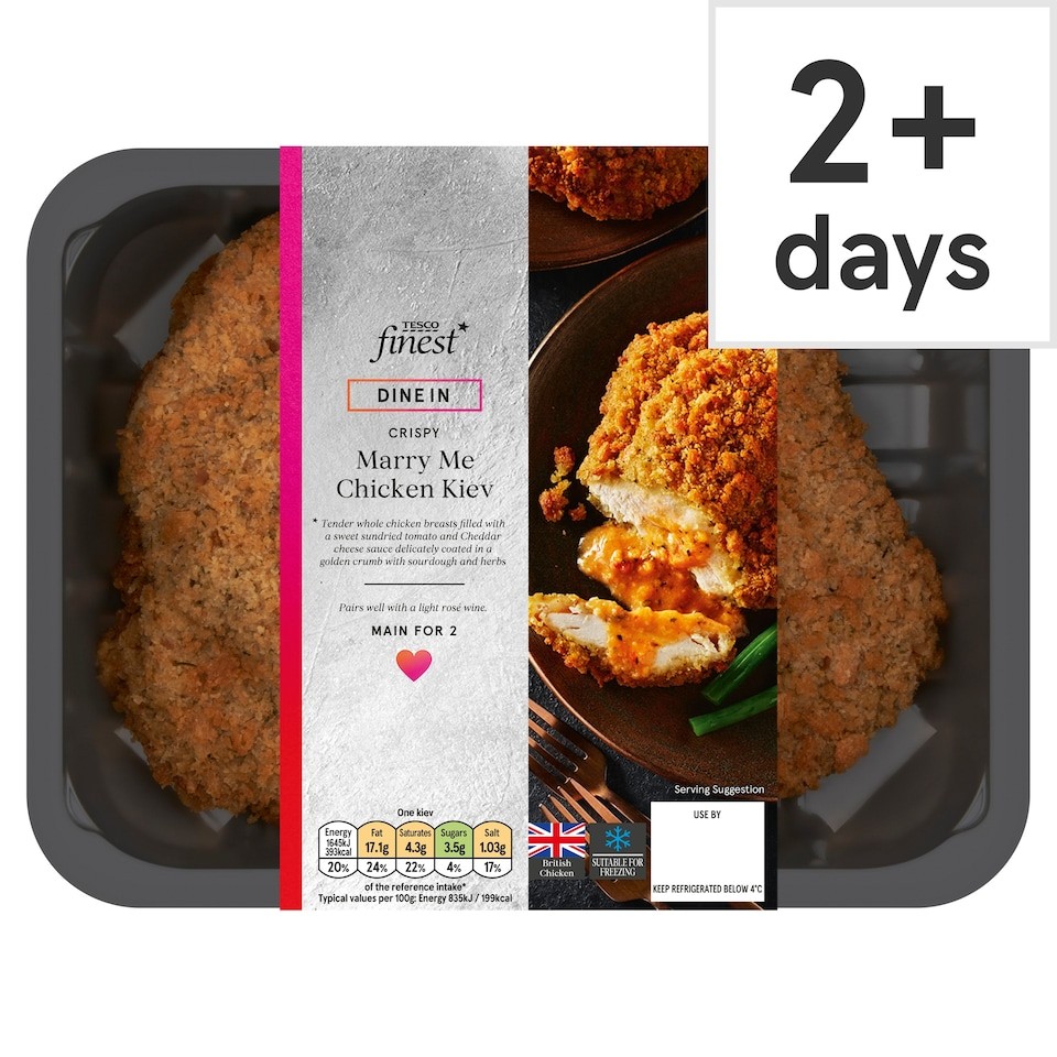 Tesco Finest Marry Me Chicken Kiev 395g