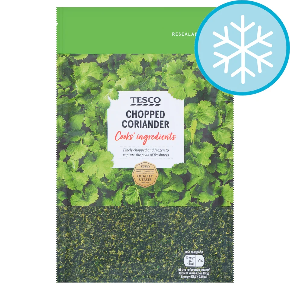 Tesco Chopped Coriander 50g
