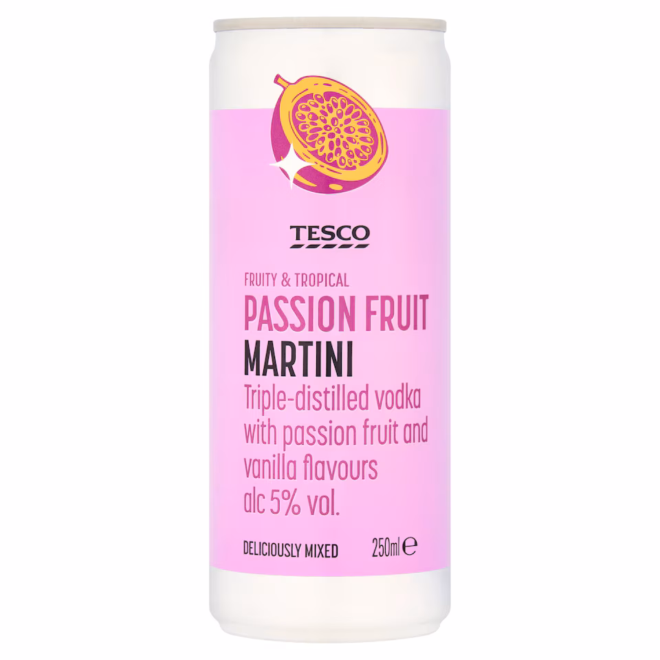 Tesco Passion Fruit Martini Vodka with Vanilla 250ml