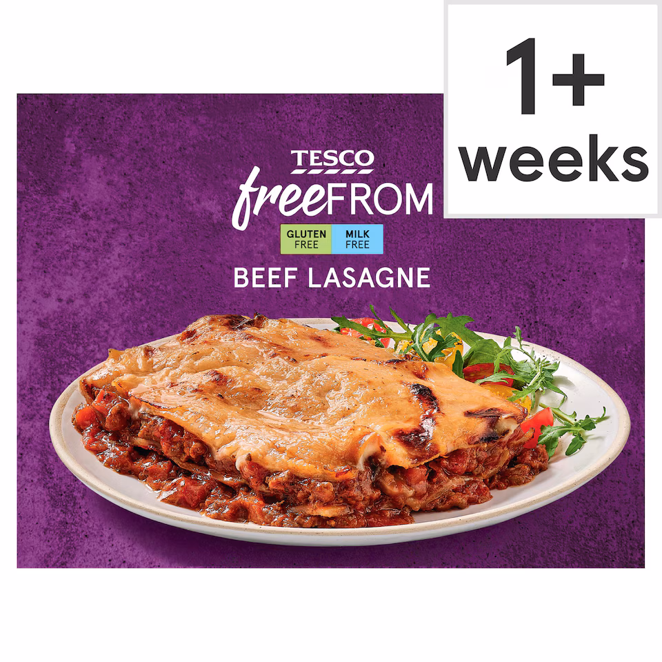 Tesco Free From Beef Lasagne 400g