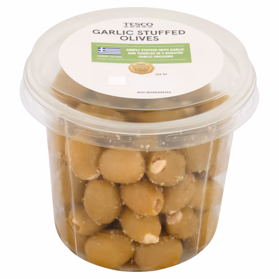 Tesco Garlic Stuffed Olives 400g