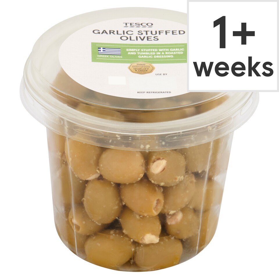 Tesco Garlic Stuffed Olives 400g