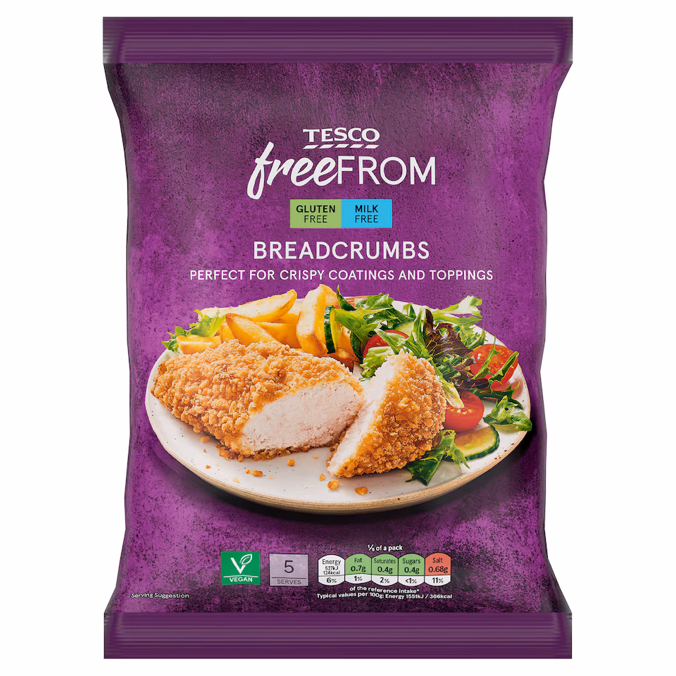 Tesco Free From Breadcrumbs 170G