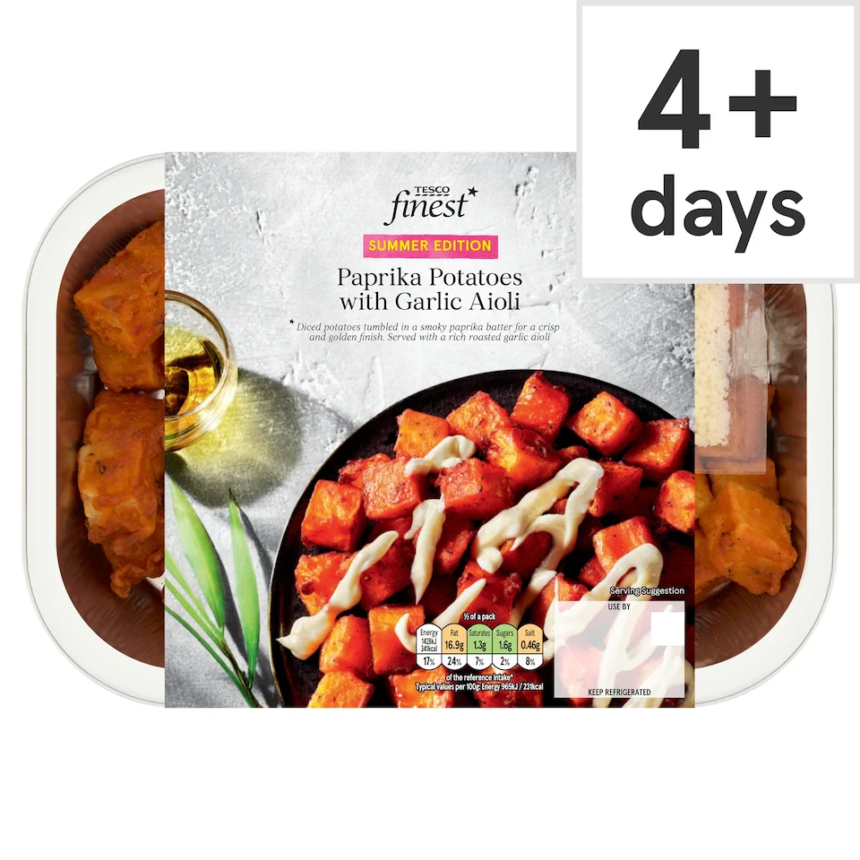 Tesco Finest summer edition Paprika Potatoes with Garlic Aioli 350g