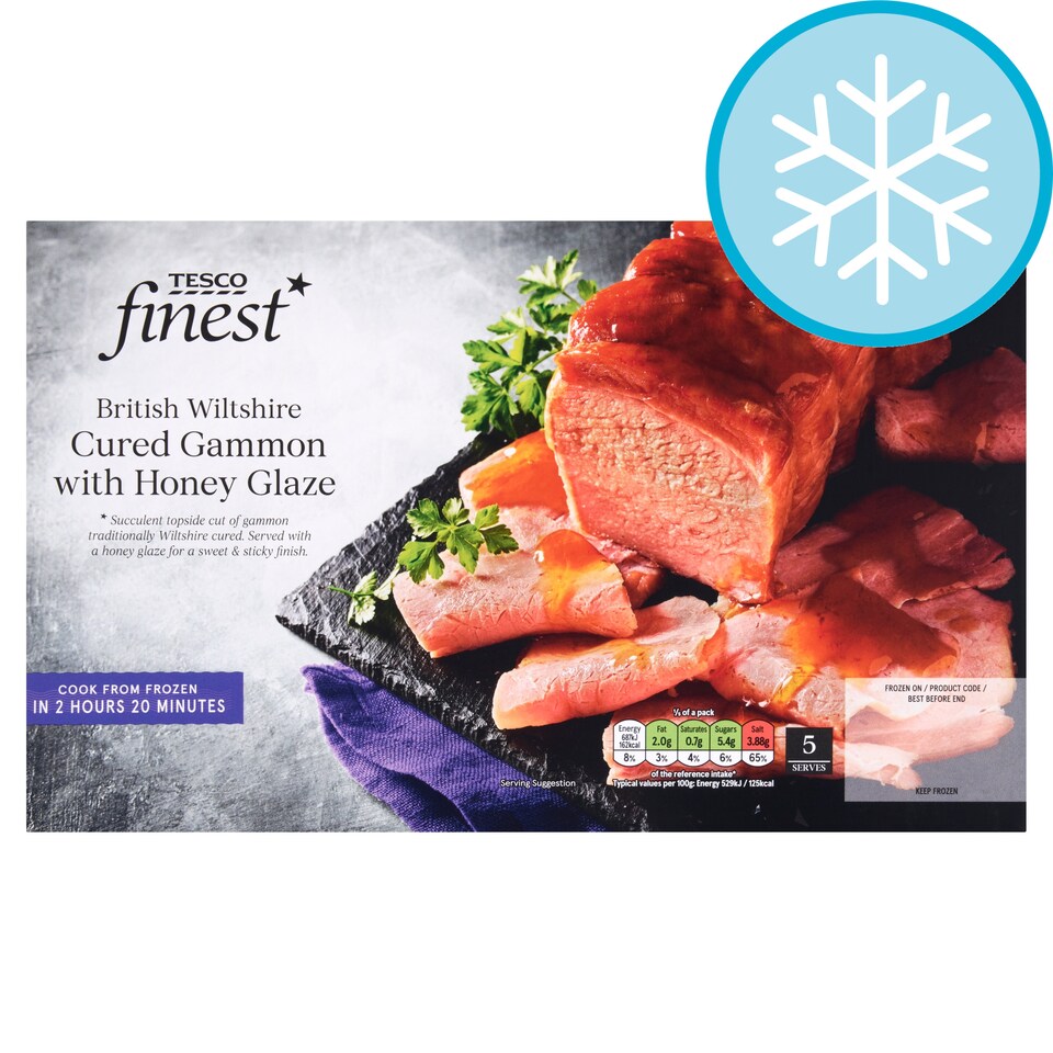 Tesco Finest Honey Glazed Wiltshire Cured Gammon 1Kg