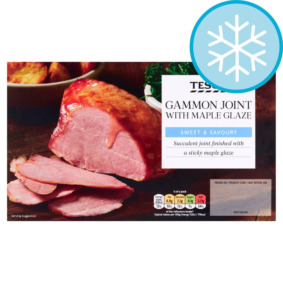 Tesco Maple Glazed Gammon 600g