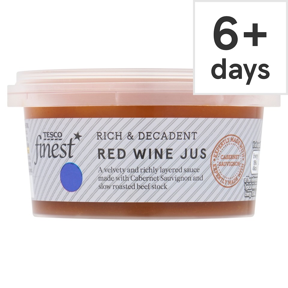 Tesco Finest Rich & Decadent Red Wine Jus 150g