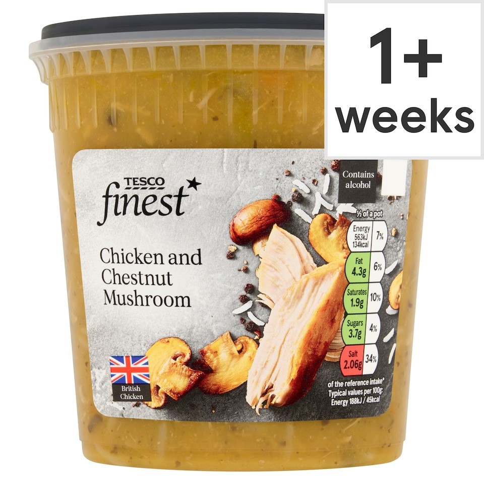 Tesco Finest Chicken & Mushroom Soup 600g