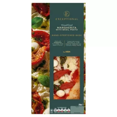 Exceptional by ASDA Woodfired Margherita with Basil Pesto Pizza 235g