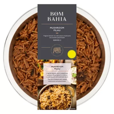 Bom Bahia by ASDA Bom Bahia by  Mushroom Pilau 300g