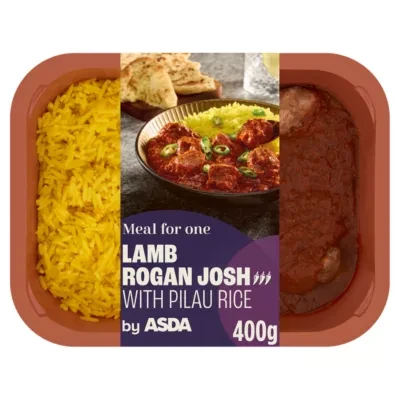 ASDA Meal for One Lamb Rogan Josh with Pilau Rice 400g