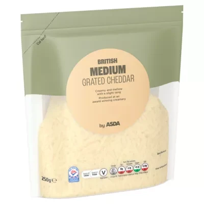 ASDA British Medium Grated Cheddar 250g