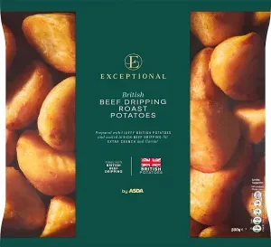 Exceptional by ASDA Exceptional by  British Beef Dripping Roast Potatoes 800g