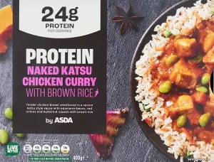 ASDA Protein Naked Katsu Chicken Curry with Brown Rice 400g