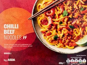 ASDA Chilli Beef Noodles 400g