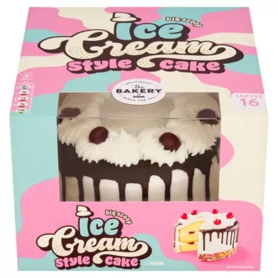 ASDA The Bakery at  Ice Cream Style Cake