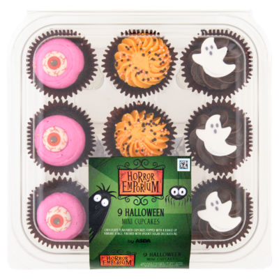 ASDA Halloween 9 Mini Cupcakes