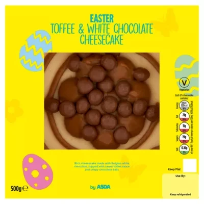 ASDA Easter Toffee & White Chocolate Cheesecake 500g