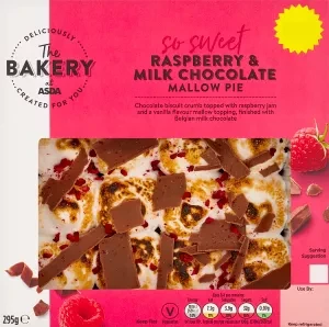 ASDA The Bakery at  So sweet Raspberry & Milk Chocolate Mallow Pie 295g