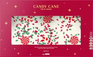 ASDA Candy Cane Tray Bake